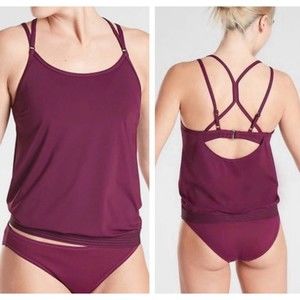 Athleta Cross Back Tankini